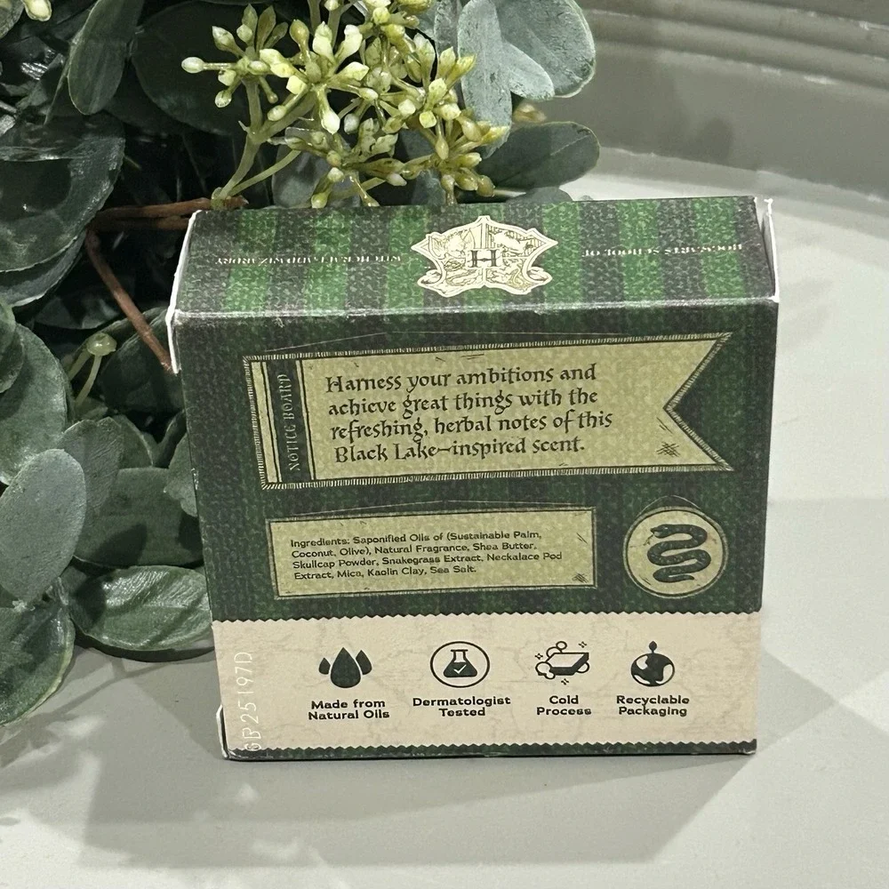 Dr. Squatch Harry Potter‎ Slytherin Men's Natural Soap Snake Grass Scent 5 oz